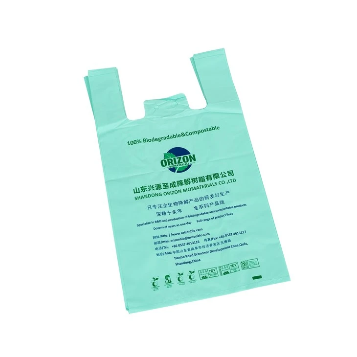 Food Packaging Transparent PLA Pbat Biodegradable Plastic Produce Roll Bag For Fruit Vegetable